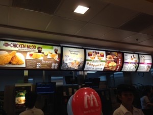 マクド店内