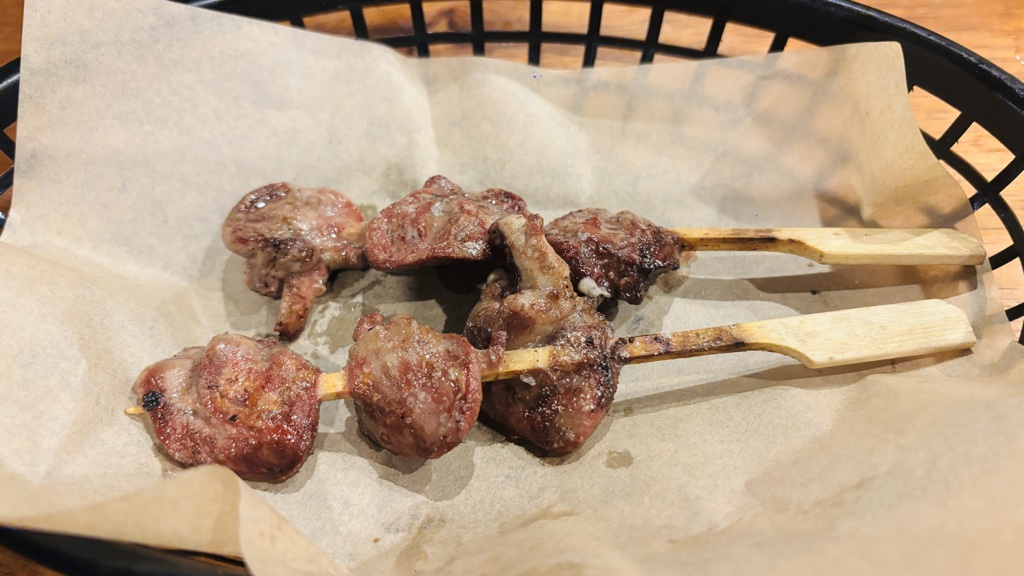 すなぎもの串2本